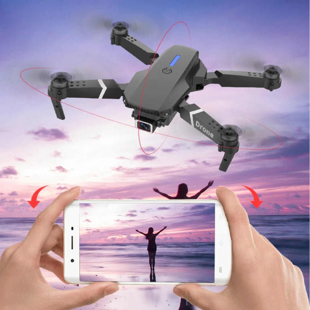Drone HDPRO 2 com Câmera HD 4k 1080p WIFI e suporte para Celular